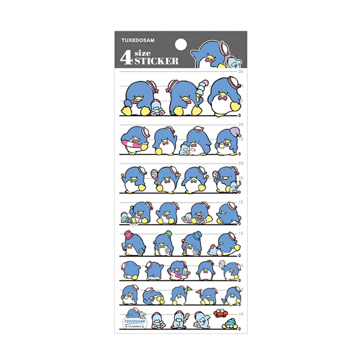 Sanrio|4 Size Sticker|H180×W90×D1mm approx.