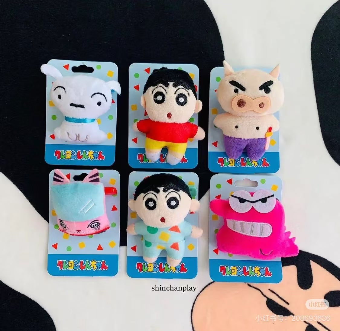 Crayon shin-chan|Plush Toy Badge/Pin|H7.5 x W6 x D3cm approx.