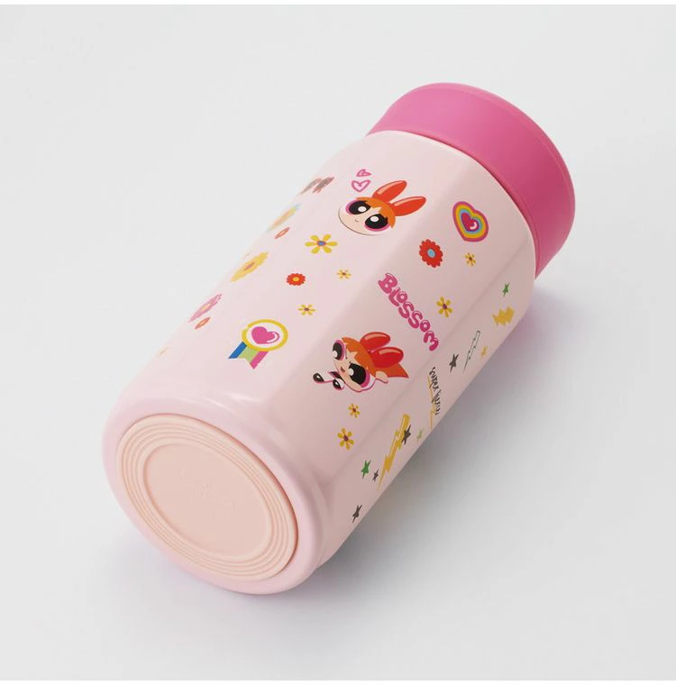 Powerpuff Girls|Octagonal Stainless Steel Bottle|350ml
