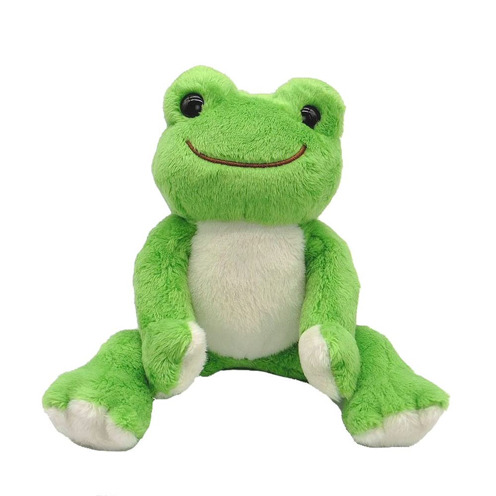Pickles the Frog|Rainbow Color Wakaba Green Fluff Plush Dolls/Plush Toy|H16×W12×D15cm approx.