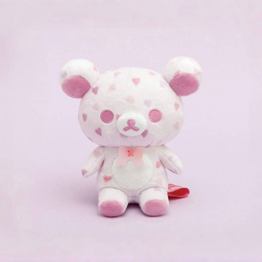 Rilakkuma轻松熊|1+5Colors Plush粉色爱心毛绒玩偶/公仔|約H125 x 110 x 60mm