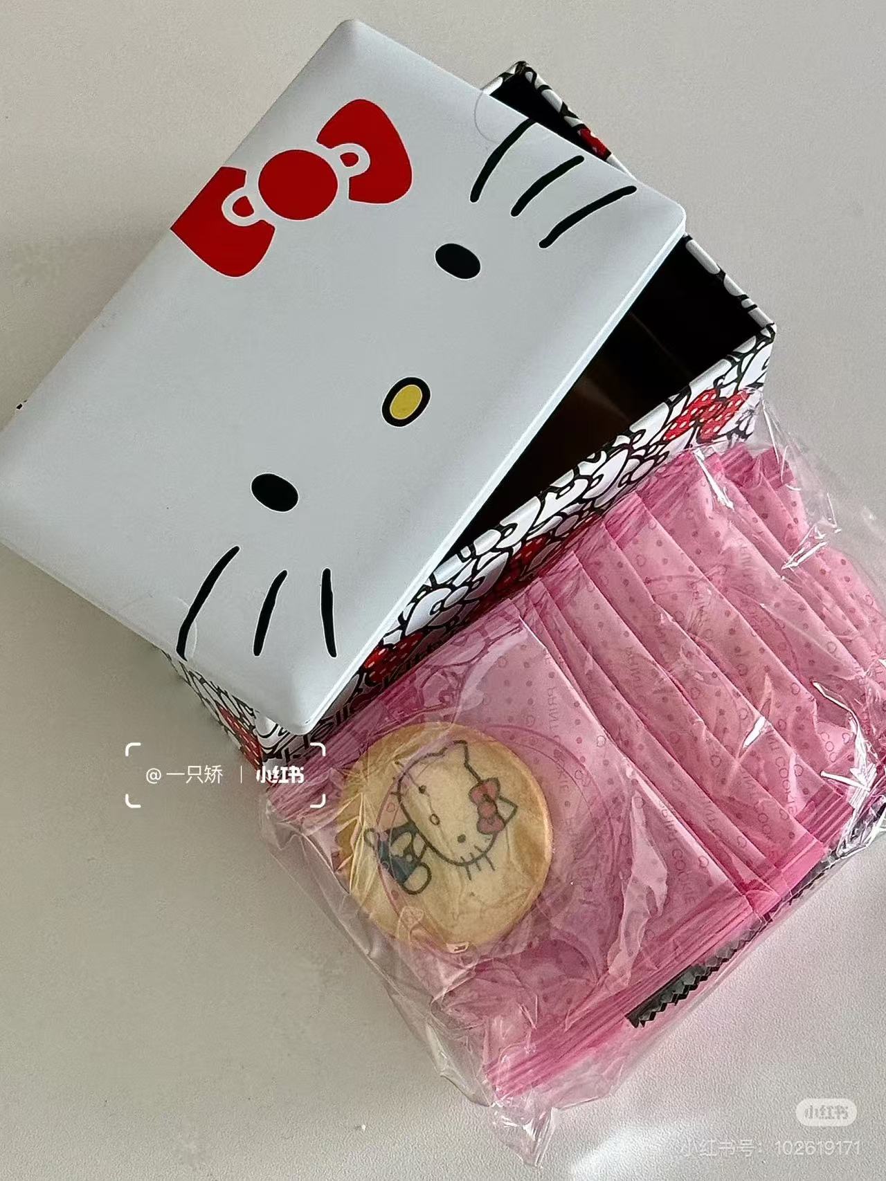 Sanrio|Hello Kitty printed Cookies Tin Box Set Sweets Gifts|10 Pcs【25.07】