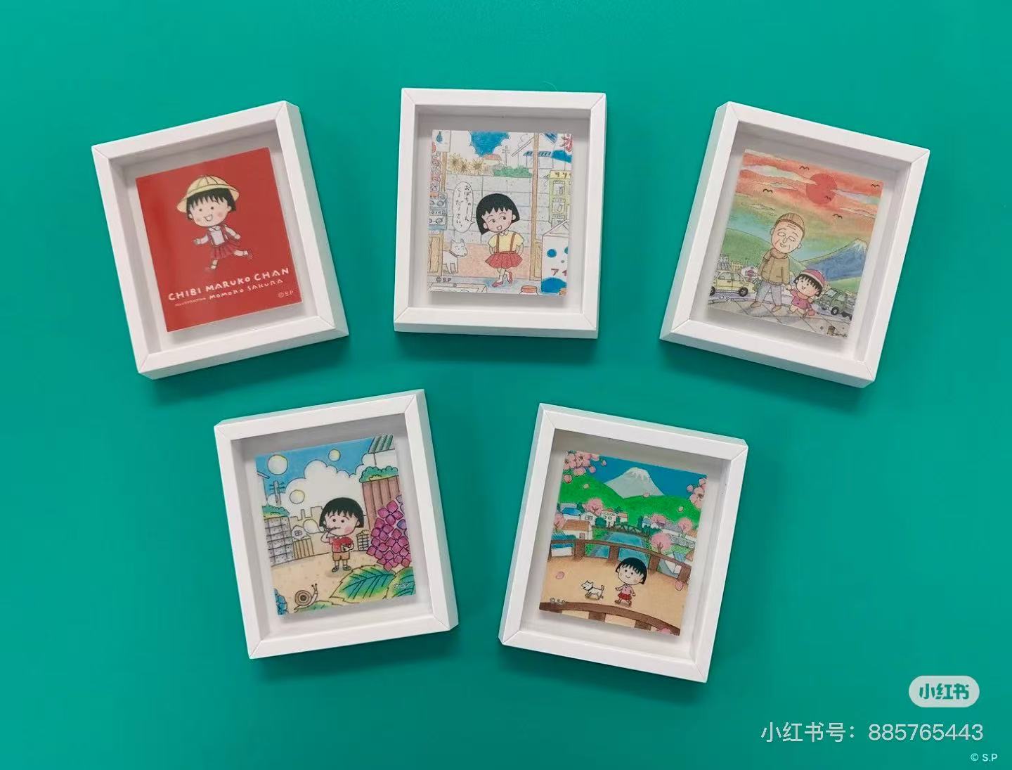 Chibi Maruko|Frame Magnet Vol. 1 mystery bag/blind box/All 6 types|1pcs