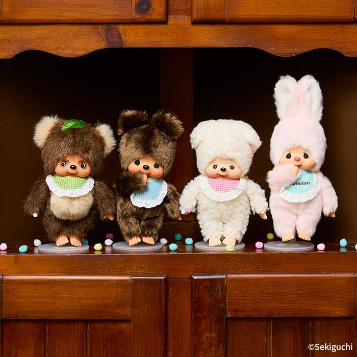 Monchhichi|Tanutanu Standard Plush Dolls/PlushToy|S/H18 x W13 x D7.5cm approx.