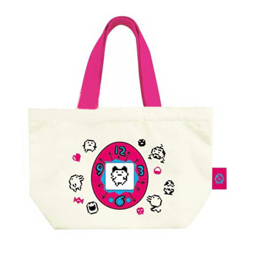 Tamagotchi|Mini Tote Bag Cherry Pink|300×190×100mm approx.