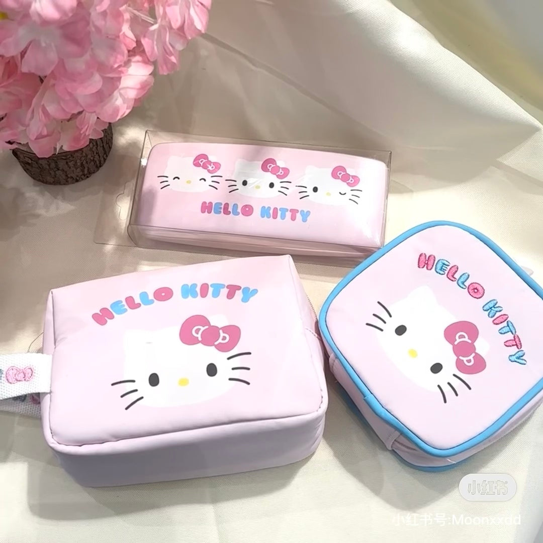 Sanrio|Square Pouch - New Life 2025|12.5×6×12.7cm approx.