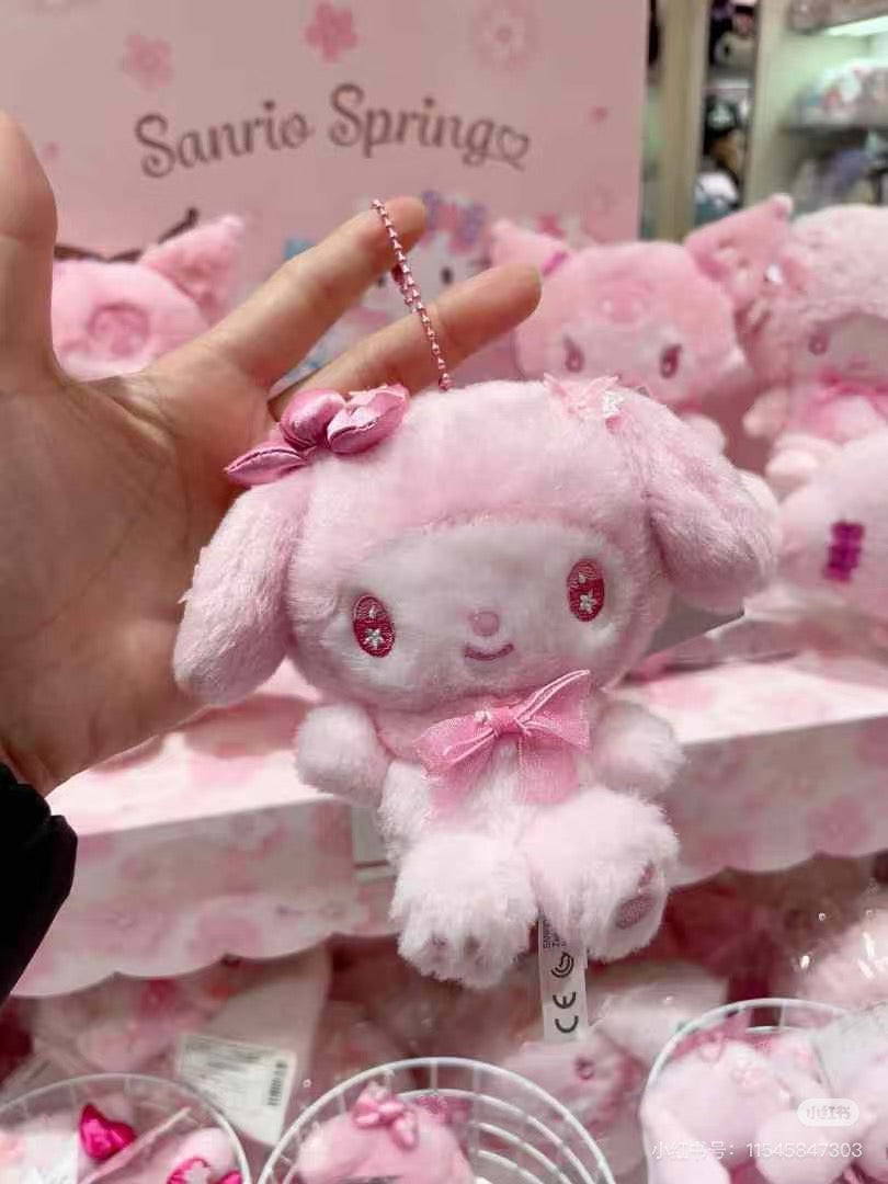 Sanrio|Sakura 2025 Mascot Holder /Plush Keychain|W11×D7.5×H15cm approx.