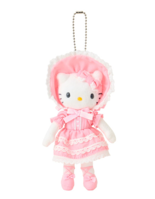 Hello Kitty|Closet Collection Mascot Holder /Plush Keychain|8×3.5×15cm approx.