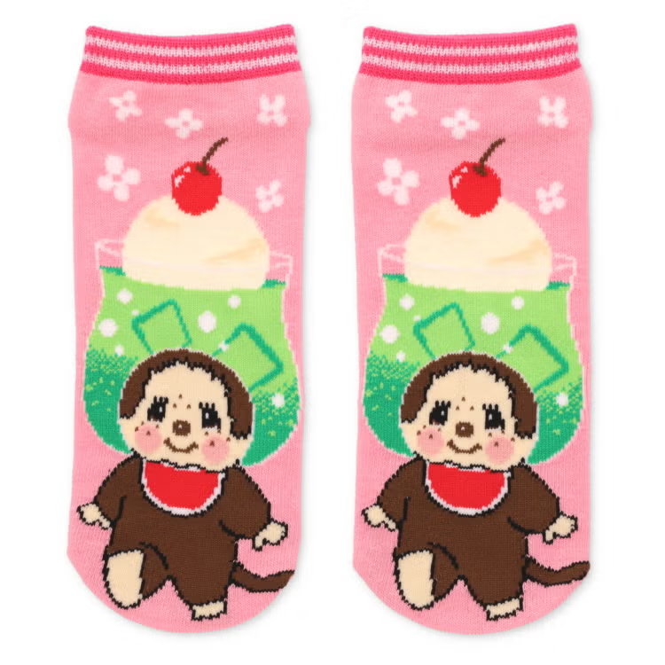 Monchhichi|Character Ankle Socks|23-25cm approx.