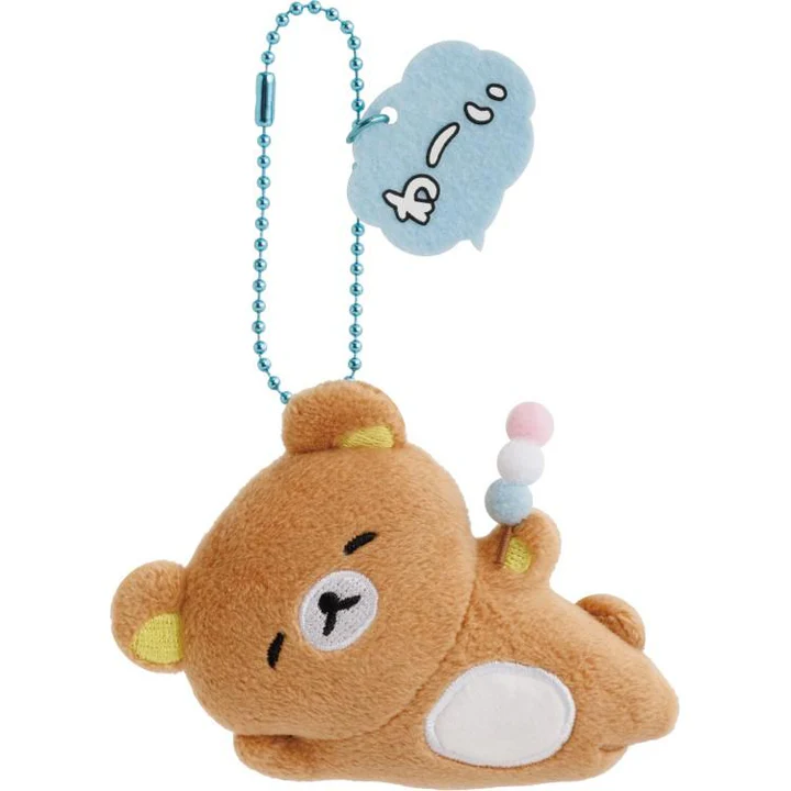 Rilakkuma|Yuruyuru Pokapoka Warm and Cozy Mascot Holder /Plush Keychain|70×70×30mm approx.