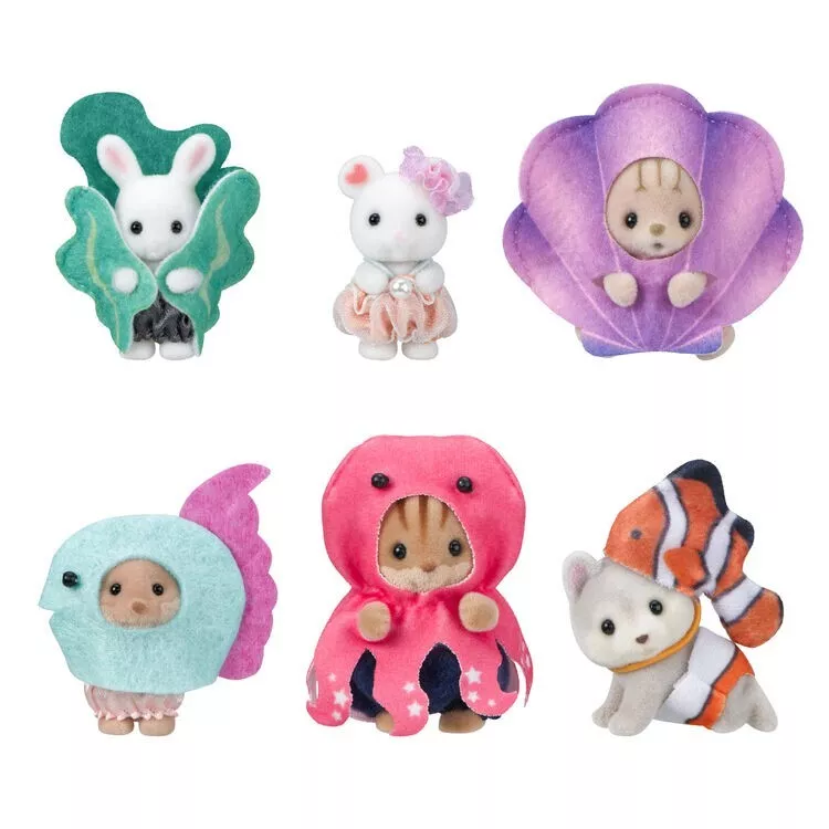 【limit 1】SylvanianFamilies| Baby Dreamy Marine Small Baby White Rabbit Calico Critters mystery bag/mystery packs/blind box/blind bag/all 6 tayes|1pcs