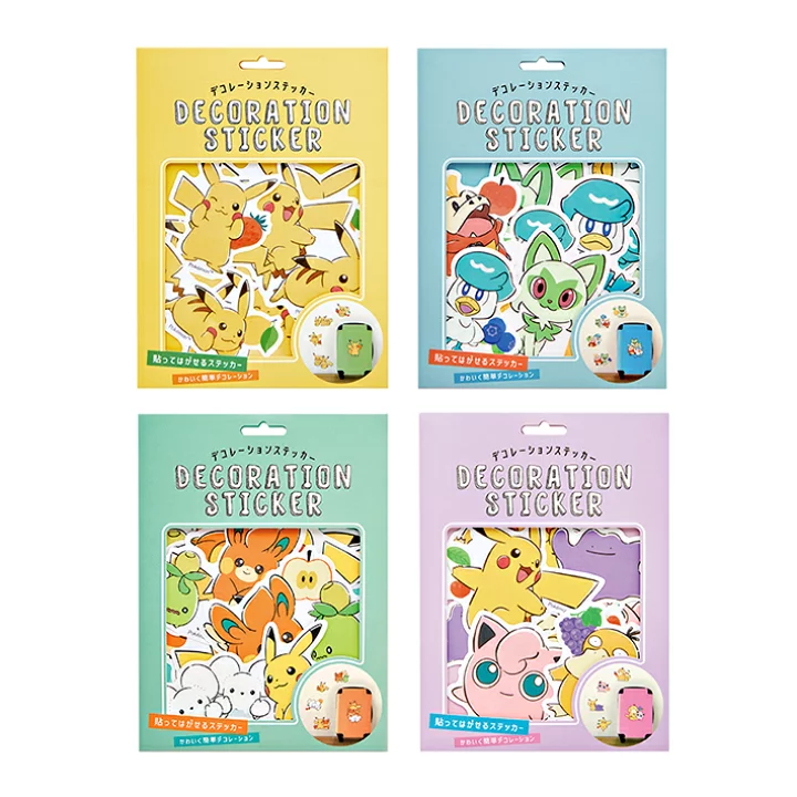 Pikachu|Decorative Sticker-Fruit |9 piece
