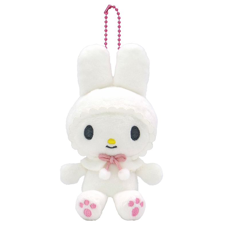 Sanrio|My Melody 50th Anniversary Mascot Holder /Plush Keychain|13×7.5×6cm approx.