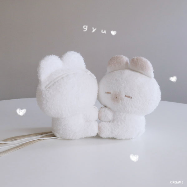 Remme|Nem-chan the Bunny plush shoulder bag|H20CM approx.