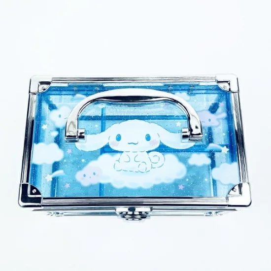 【还有补货】Sanrio|Clear Cosmetic Storage Box Vanity Case|165×90×104mm approx.