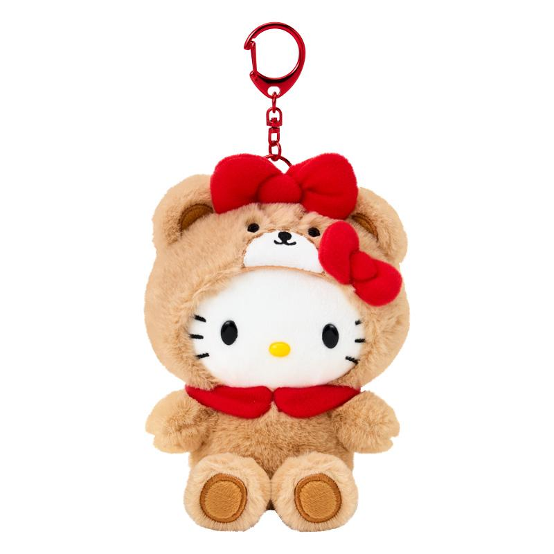 Sanrio|Together with your favorite friend Mascot Holder /Plush Keychain|W14 x D7 x H15.5cm approx.