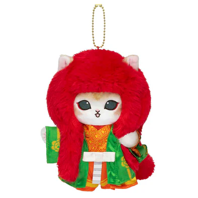 Mofusand| Kabuki Lion Parent Mascot Holder /Plush Keychain Red|170×115×150mm approx.