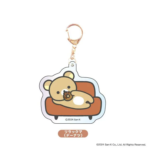 Rilakkuma|Aurora Acrylic Keychain/Keyring|H56×W59×D3mm approx.