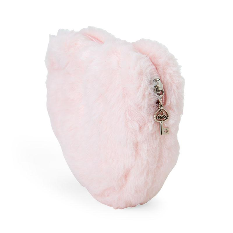 Sanrio三丽鸥|Pouch / Fluffy Heart毛茸茸爱心系列平成复古可爱角色零钱包/收纳包|约18×4.5×14.5cm