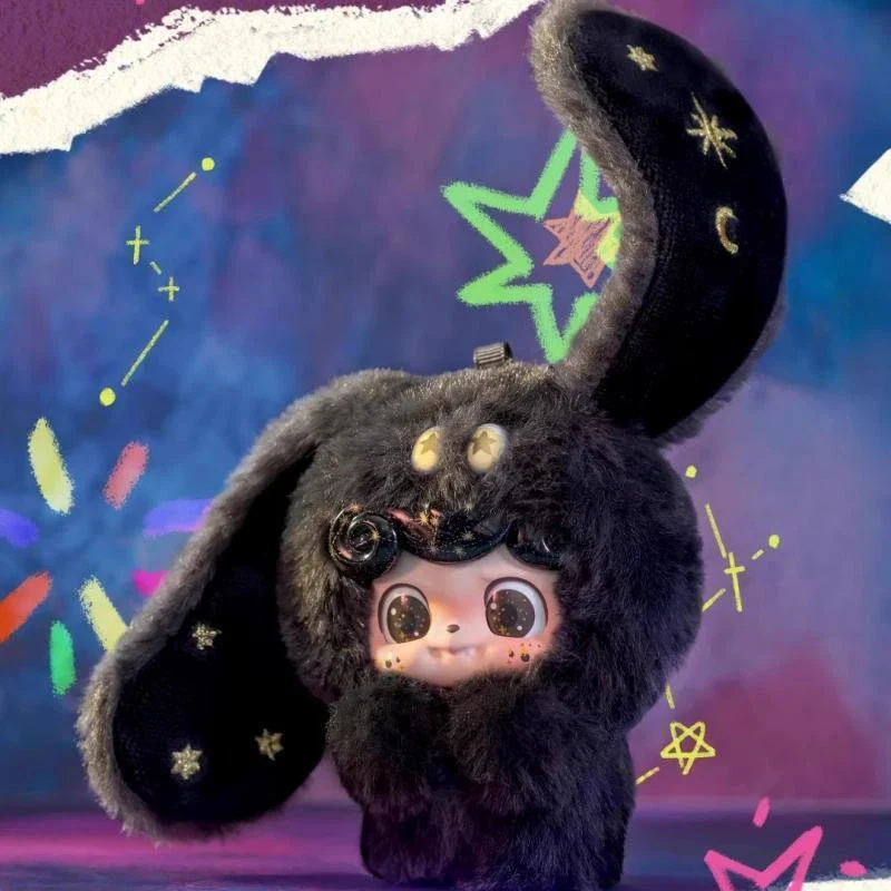 JOTOYS Q.Kid Emotional Hairy Monsters Series Vinyl Plush Keychain Blind Box