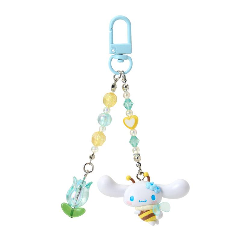 Sanrio|Flower-Loving Hachi Keychain/Keyring|40 x 20 x 80mm approx.