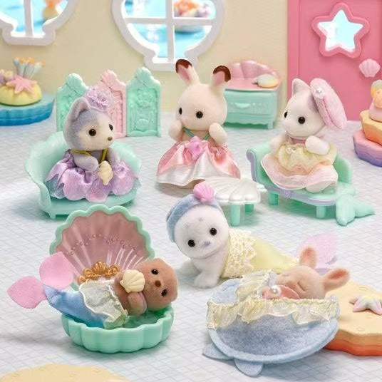 【limit 2】SylvanianFamilies|BABY FURNITURE Collection Dreamy Mermaid Set mystery bag/blind box/All 6 types|1pcs