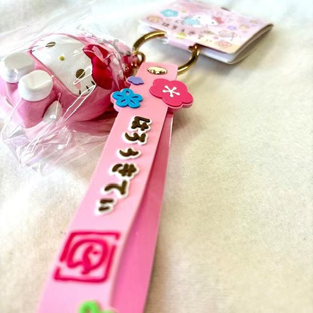 Sanrio|Characters Zodiac Snake Rubber Keychain/Keyring|H60 x W35 x D30mm approx.