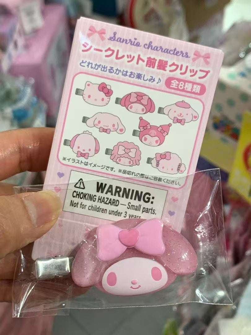 Sanrio|Secret Bangs Clip - Sakura 2025 Blind Box/All 8 types|1pcs