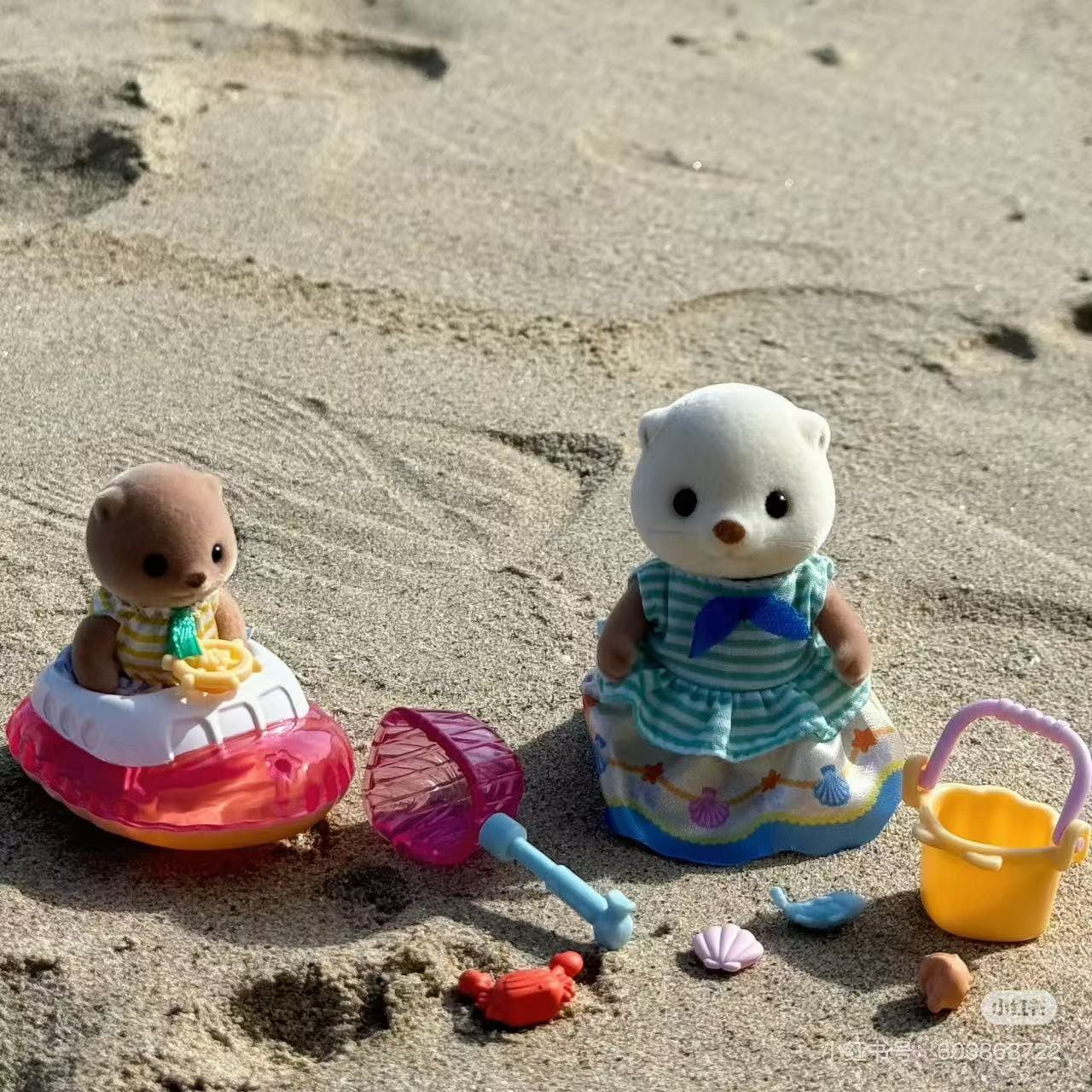 SylvanianFamilies|Sea Otter Sisters-Splashy Snorkel Set 5804