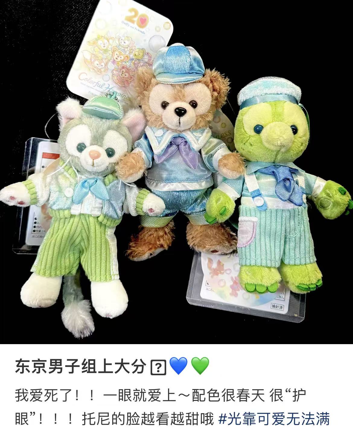 【limit 1】Disney|20 Duffyand Friends Mascot Holder /Plush Keychain