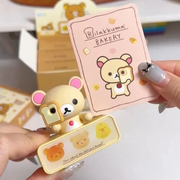 Rilakkuma|bread series night light fridge magnet blind box/All 6 types|1pcs