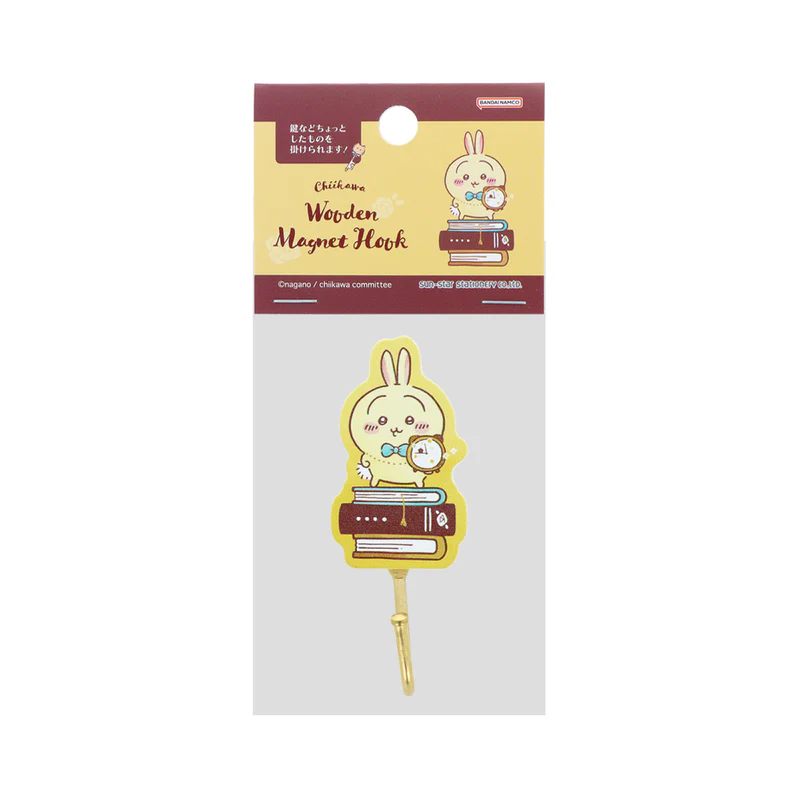 Chiikawa 吉伊卡哇|Wooden Magnet Hook/Wonder tea time爱丽丝梦游仙境下午茶系列木制磁吸挂钩|约H55×W45×D25mm