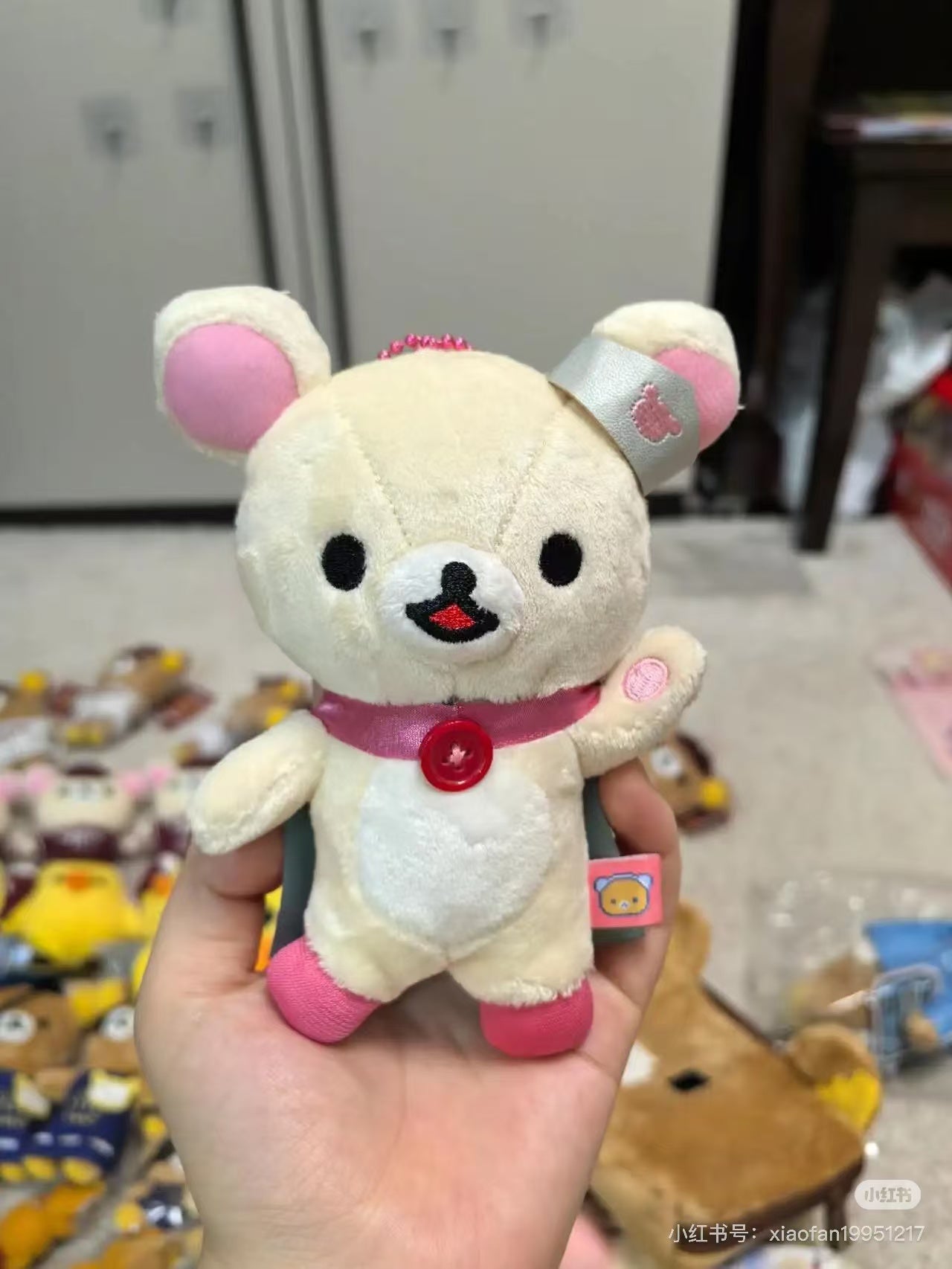 Rilakkuma|Gaming Adventurer Mascot Holder /Plush Keychain|110×115×100mm approx.