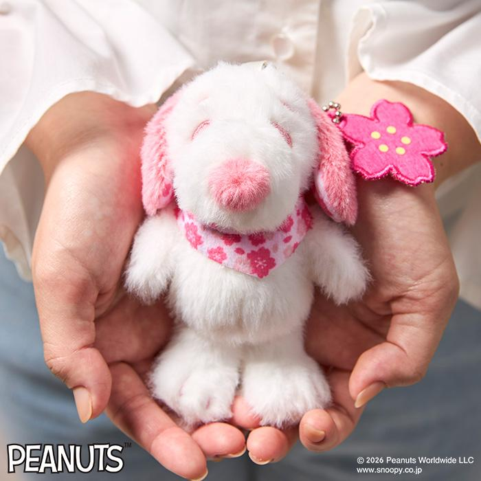 Snoopy|Peanuts Mascot Holder /Plush Keychain|H12.5×W9×D8cm approx.