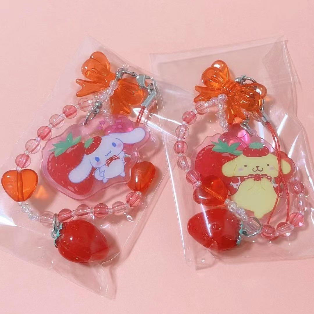 Sanrio|Ichigo Shimbun 50th Anniversary Characters Secret Strap mystery bag/blind box/All 8 types|1pcs