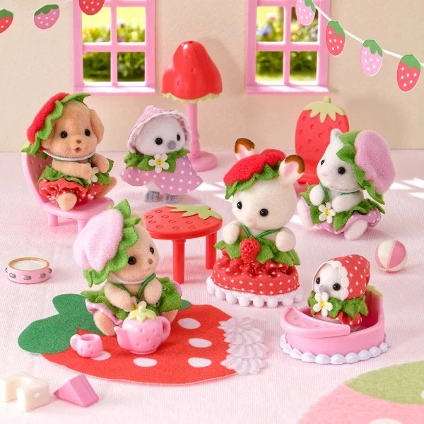 【limit 2】SylvanianFamilies|Baby Furniture Collection Strawberry mystery bag/blind box/All 5 types|1pcs