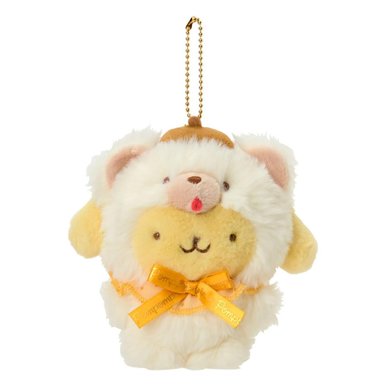 Sanrio|Fluffy Doll Mascot Holder /Plush Keychain|12×8×13cm approx.