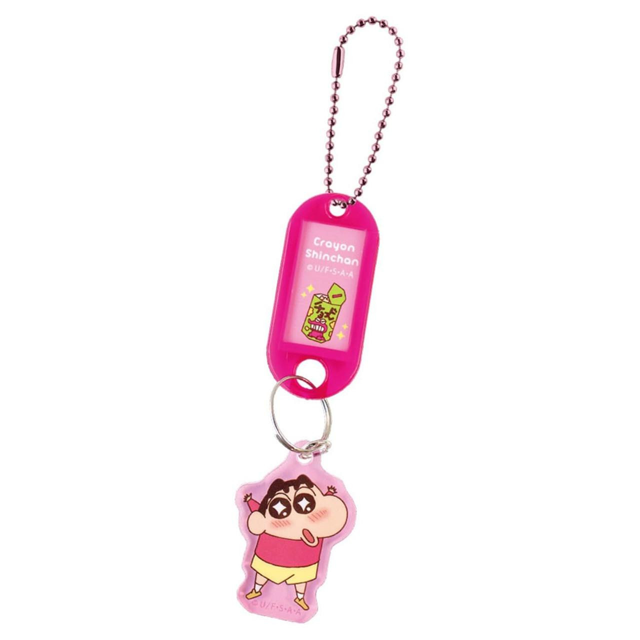 Crayon shin-chan|Acrylic Name Tag Keychain/Keyring|28×106×3mm approx.