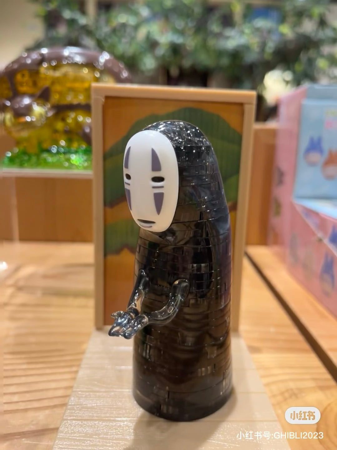 My neighbor totoro|Beverly Crystal 3D Puzzle Ghibli Spirited Away No-Face |W95 x H147 x D48mm approx.