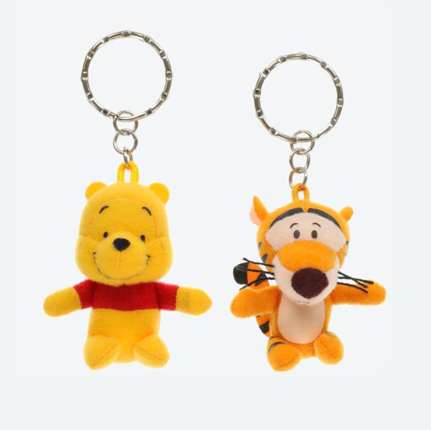 Disney迪士尼|winnie the pooh噗噗跳跳虎mini玩偶挂件/钥匙扣/1对
