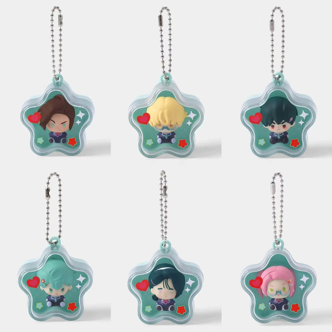 Alien Stage|AAHS Series Star Rice Grain Keyring Charm mystery bag/blind box/All 6 types|1pc