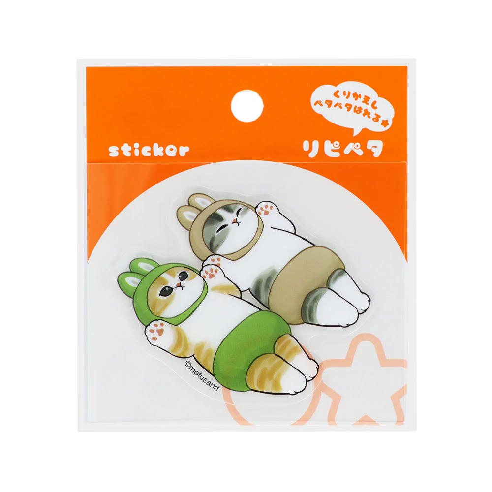 Mofusand| Meow Pants! Sticker|H65 x W80 x D0.3mm approx.