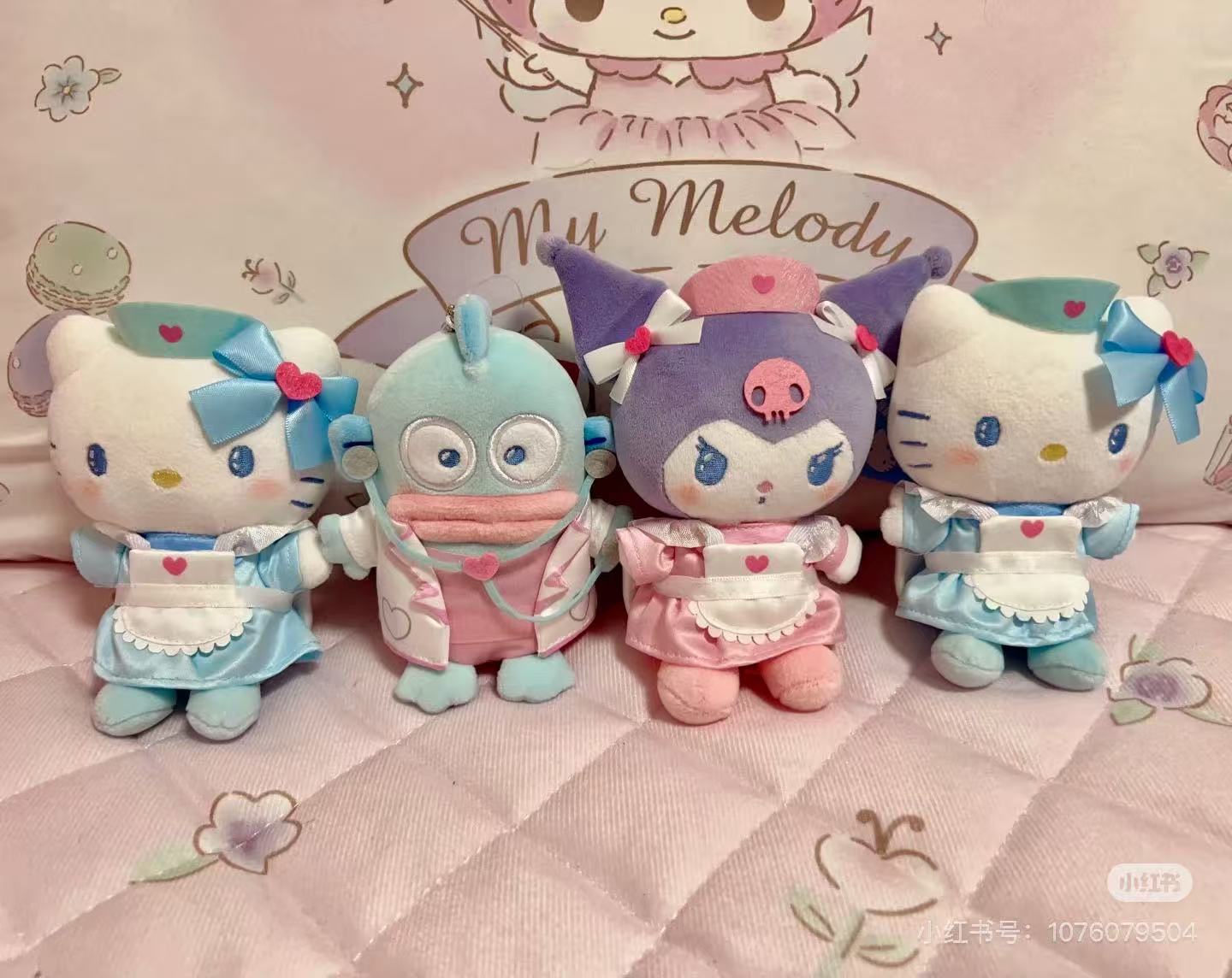 Sanrio|kthings 302 Clinic Mascot Holder /Plush Keychain|6 x 10 x 5 cm approx.