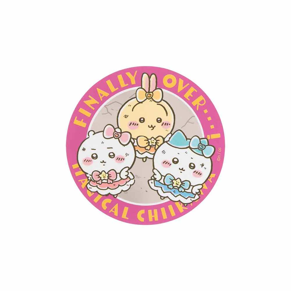 Chiikawa 吉伊卡哇|超魔法少女/小魔仙系列大张镭射偏光闪闪贴纸/手机贴/行李箱贴