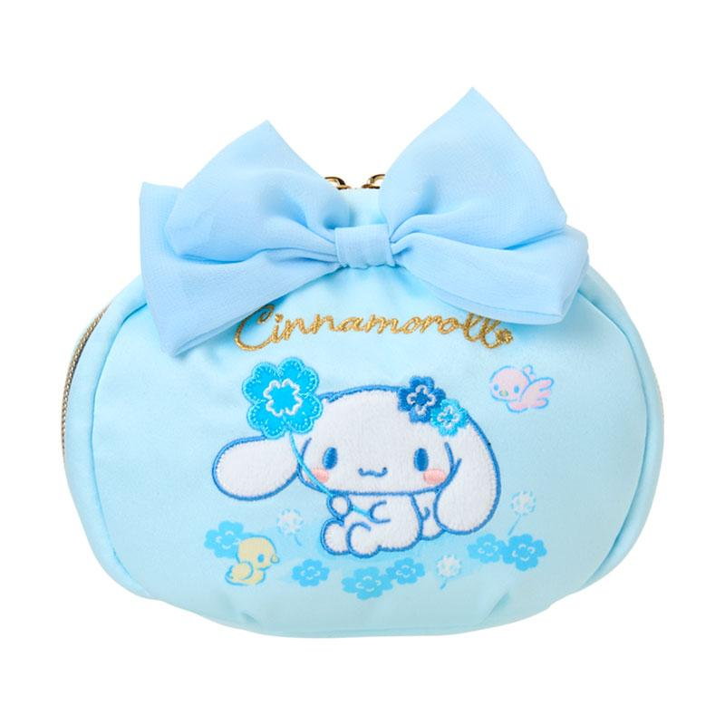 Sanrio|Light Blue Clover Cinnamoroll pouch|15cm x 6.5cm x 11cm approx.