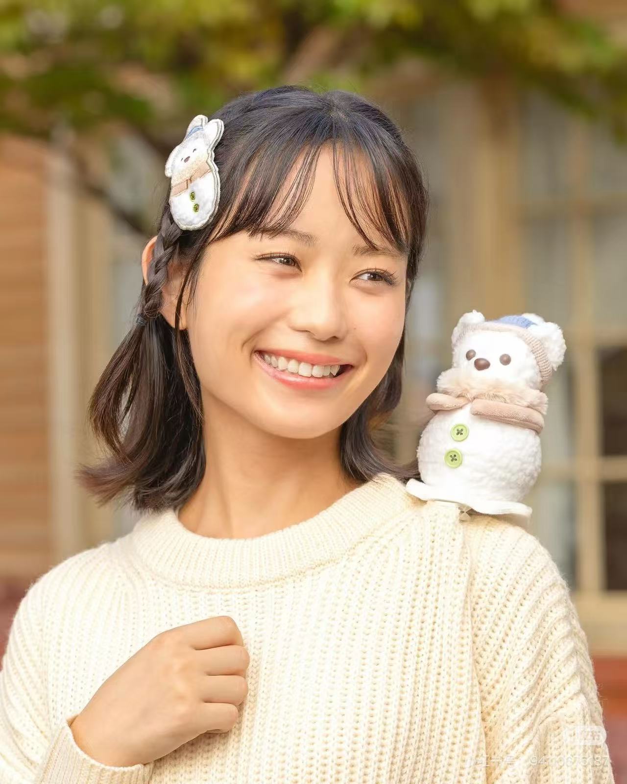 Disney|winter Duffy Mascot Holder /Plush Keychain