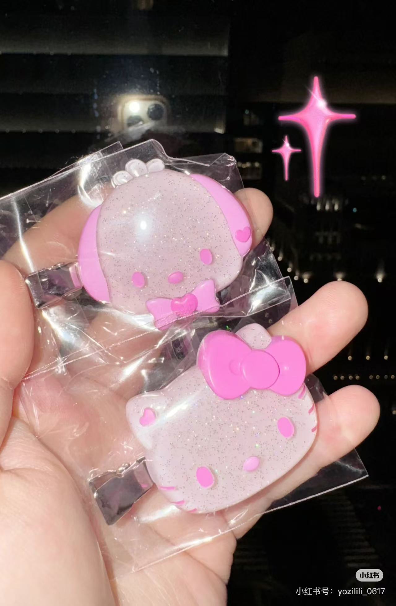Sanrio|Secret Bangs Clip - Sakura 2025 Blind Box/All 8 types|1pcs