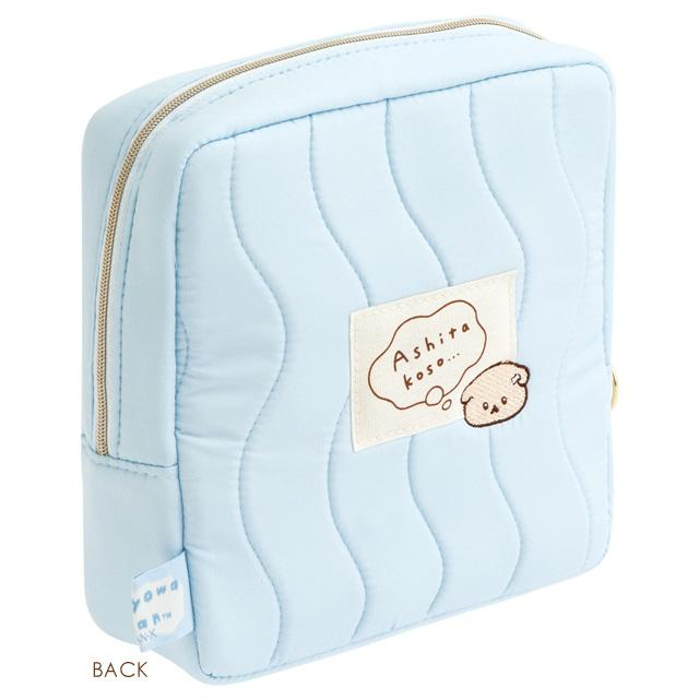 Ishiyowachan|Square Cosmetic Pouch|190×190×60mm approx.