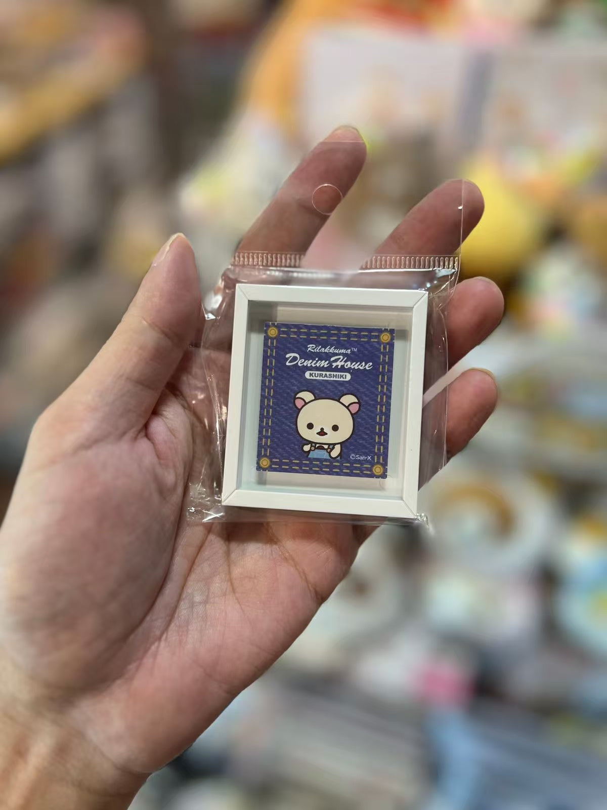 Rilakkuma|Kurashiki Denim House Mini Magnet|1 piece