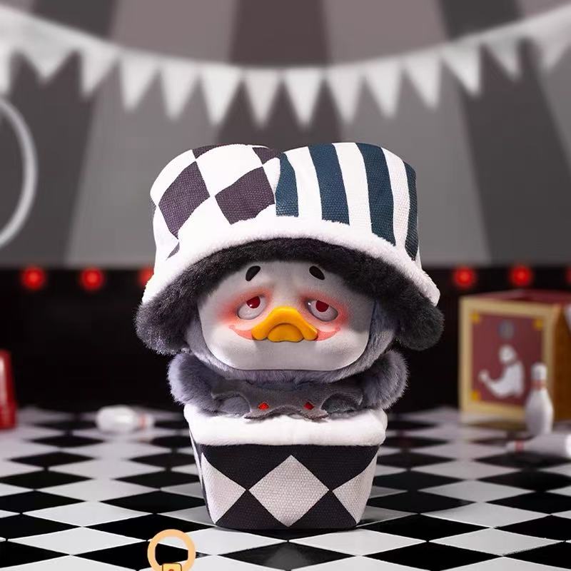 Pocket Upsetduck Crazy Circus Duck Plush Keychain Blind Box